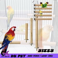 DK Pet Bird Perch Stick / Bird Rest Wood Stick / Bird Perch Wood Stick