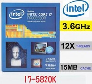 【現貨出清】INTEL I7-5820K 正式版 6C12T 15M 不鎖頻 X99 LGA2011-3