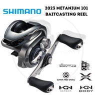 Shimano 2023 Metanium 101 Baitcasting Left Handle Fishing Reel 1 Year Warranty with Free Gift Mesin Pancing BC Shimano