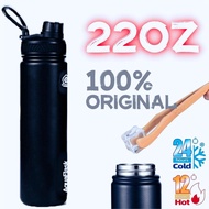Aqua (22oz) Sport Water Bottle Tumbler Stainless Steel Thermos Insulated Vacuum Drinking Water flask