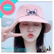 TOPI BUCKET WANITA KOREA DEWASA FISHERMAN BUCKET HAT CASUAL SANTAI