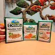 RENTENG CONTENTS 12 SACHETS - DESAKU GARLIC SEASONING - CORIANDER - TURMERIC DESAKU POWDER/