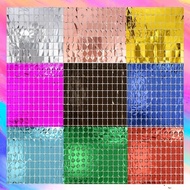 BIRTHDAY PARTY CURTAINS Foil Curtain/s Foil Backdrop Foil Fringe Curtain - GF0557