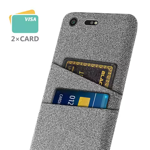 Luxury Fabric Phone Cover for Sony Xperia XZ Premium, Dual Card Case, G8141, G8142, 5.46"