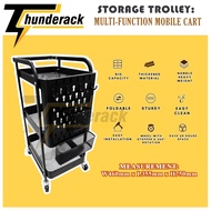 3 Tier Storage Trolley - Multifunction Mobile Cart