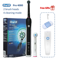 Oral B Sonic Electric Toothbrush PRO4000 3D Smart Ultrasonic Tooth Brush Daily Clean Brush Tooth