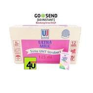 Toko-milk-susu-olakan- Ultra Jaya - Ultra And Mimi Uht 125Ml - 40pack/Dus (Go Instant Bdg) - Mimi Putih