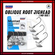 Mebao Mustad Oblique Root Jighead ( MB-XGG ) [ 3.5g / 5g / 7g / 10g ]