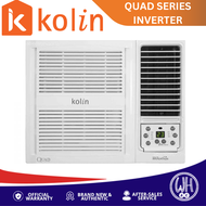 Kolin 2.0HP Window Type Inverter Quad Series Full DC Inverter with Smart Controller KAG-200WCINV