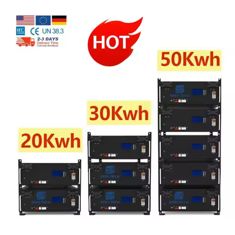 20kwh 30kwh 40kw 50kw Home Energy Storage Lithium Battery Pack 800ah 40kwh 51.2V Solar System 48V Li