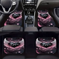 4 Sets of Dreamy Heart-Shaped Wings, Velvet Anti-Slip Wear-Resistant, Universal Design, Decorative I