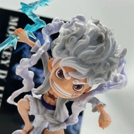 New One Piece Figurines GK Luffy Gear 5 Figure Sun God Nika Luffy Action Figures Dolls Anime PVC Sta