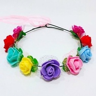 Large Flower Crown Children's Flower Crown/ Birthday Crown/ Crown/