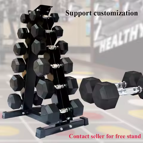 6 Pairs Dummbbell Set With Rack Whole Set Workout Gym Commercial Fitness Equipment 105kg Dumbbells S