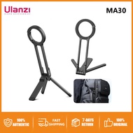Original Ulanzi MA30 Carabiner-Mounted Phone Tripod Dual-sided Magnetic Phone Holder for Video Light