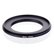 Step Up Rings 49mm - 52 55 58 62 67 72 77 82mm Lens to Filter for Camera Lens Filter Stepping Up Rin