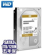 WD 【金標】1TB(WD1005FBYZ)/SATA3/7200轉/128MB/五年保固