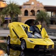 Metal Toy Car Model Simulation Sound And Light Gift For Children Sports Ferrari 1: 32 Alloy La
