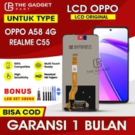 LCD OPPO REALME C55 11 5G A1 2023 A58 4G NARZO N55 RMX3710 FULLSET TOUCHSCREEN ORIGINAL WITH WARRANT