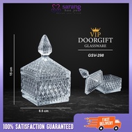 Doorgift Bekas Kaca Kuih Raya Doorgift Kahwin VIP Goodies  Door gift Murah Cenderahati Exclusive Har