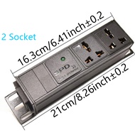 Universal Rack Mount PDU Power Distribution Unit PDU Power Strip 2/3/4/5/6/7/8/9/10/11/12 Slots Powe