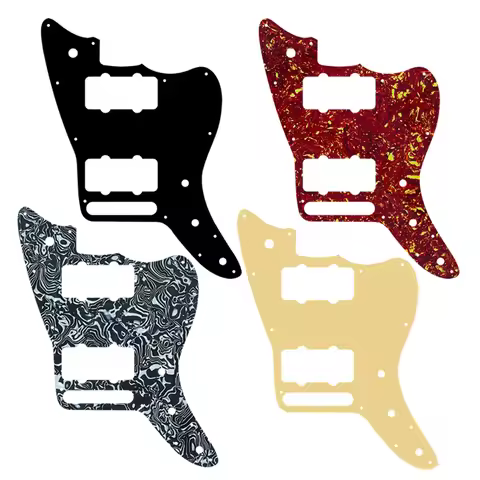 Pleroo Custom Guitar Parts - For US Fender American Special Jazzmaster Guitar Pickguard Multicolor S