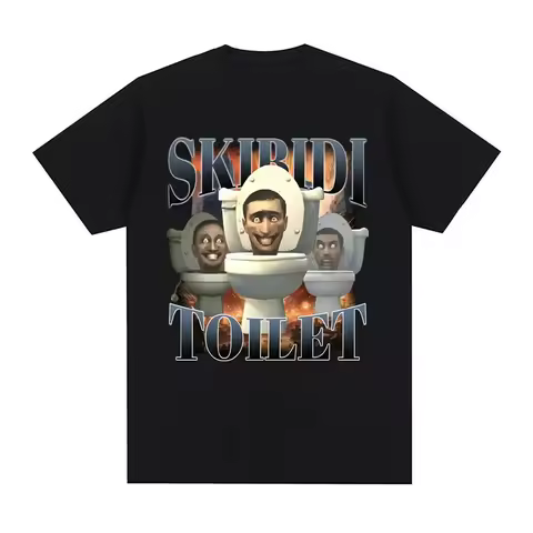 Skibidi Toilet Sigma Ohio Gyatt Funny Meme T Shirt Men's Women Fashion Hip Hop Graphic Tee Shirt Cas