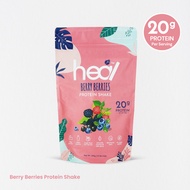 Heal Berry Berries Whey Protein Shake Dairy Based Powder (450g - 15 Servings)- HALAL