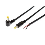 BT DC 5 5mm x 2 5mm Male Plug Cord DC Power Pigtails Cable 5525 Jack to Bare Wire Open End Power Sup