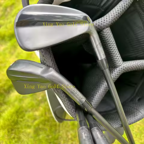 2025 Golf Club 790 5th Black Iron Set With Steel/Graphite Shaft With Head Covers 7pcs(4,5,6,7,8,9,P)