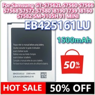 Brand New EB425161LU 1500mAh Battery For Samsung GT-S7562L S7560 S7566 S7568 S7572 S7580 i8190 I739 