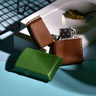 Handmade Stitching Cowhide Lighter Cover Genuine Leather Lighter Case Zippo Zippo Zorro Kerosene Lig