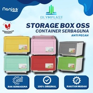 JNE OLYMPLAST PENYIMPANAN PLASTIK CONTAINER BOX KOTAK RAK PLASTIK OSS