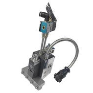 ERMY Automatic Electric Hot Melt Glue Gun with Strip Point Gun  25mm Scraper Glue Gun Use for Label 