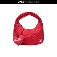MLB กระเป๋าทรงโฮโบ ยูนิเซ็กซ์ Basic Sportive Stitch Mini Hobo Bag รุ่น 3ABQSM16N 50RDS สีแดง