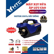 Máy xịt rửa xe 2300W motor ĐồngCS thựcáp lực 120 bar12L/phút hiệu HTC2300-VR