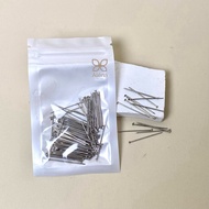 Premium 2.5 cm Safety Pin Refill | F11 Stainless Steel Anti-Rust Jarum Peniti Tudung