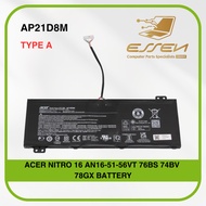 ACER AP21D8M FOR NITRO 16 AN16-51-56VT 76BS 74BV 78GX 57WH BATTERY
