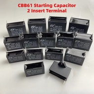 CBB61 Air Conditioning Capacitor Fan Starting Capacitor 450VAC 50/60HZ 1UF 1.2UF 1.5UF 2U 2UF 2.5UF 