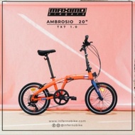 Promo|New|Terbaru Sepeda Dewasa - Sepeda Lipat 20 Family Maximo