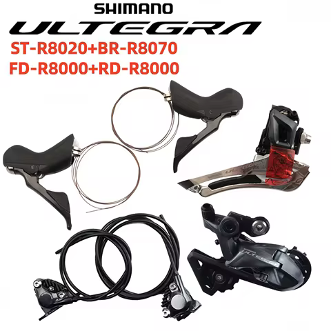 Shimano ULTEGRA ST-R8020+BR-R8070 Groupset 2x11s R8020 Shifter R8070 Brake Front Rear Derailleur R80