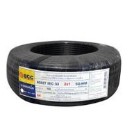 สายไฟ VCT IEC53 BCC 2x1 ตร.มม 100 ม. สีดำ (1018352)