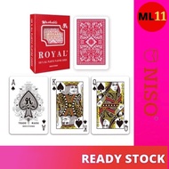 Royal Plastic Playing Card/ Royal Casino Poker Plastic Card 100% (52 + 4 Jokers Deck)