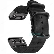 Canvas Nylon Strap for Garmin Fenix 7 6X 6S 6 Pro 5X 5 5S 3HR Sport Watchband for Garmin Band 22mm 26mm 20mm Bracelet Accessories
