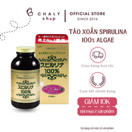 Tảo xoắn Spirulina Japan Algae Nhật Bản 2200 viên tăng cường đề kháng đẹp da bổ sung dinh dưỡng | Tả