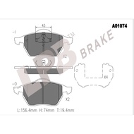 LPB Brake pad FRONT NA01074Audi TT 8N3 1.8 TFSI 05'-06',Audi TT 8N3 1.8T/Quattro 98'-06'