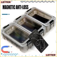 LETTER 3Pcs Fishing Accessory Box, Luminous Expandable Bait Storage Box, Waterproof Magnetic Mini Ho