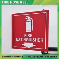 Fire Extinguisher 3D Signage V sign L shape sign Pemadam Api Fire Projecting, Fire Alarm, Fire Hose/