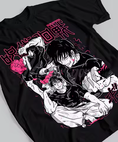 T-shirt For Anime Jujutsu Kaisen Toji Fushiguro