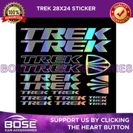 TREK Reflective Sticker for Car Motorcycle Bicycle Frame Vinyl Decals